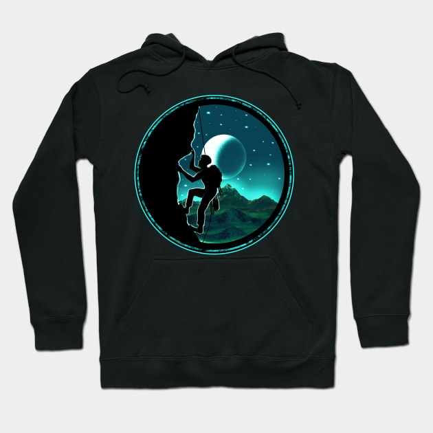 Mountain Climbing Hoodie by Artardishop